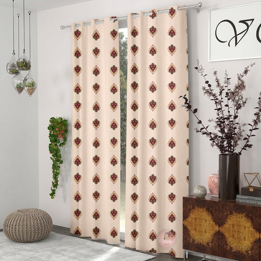 CHHAVI INDIA DESIGNER PRINTED DOOR CURTAIN PACK OF 2