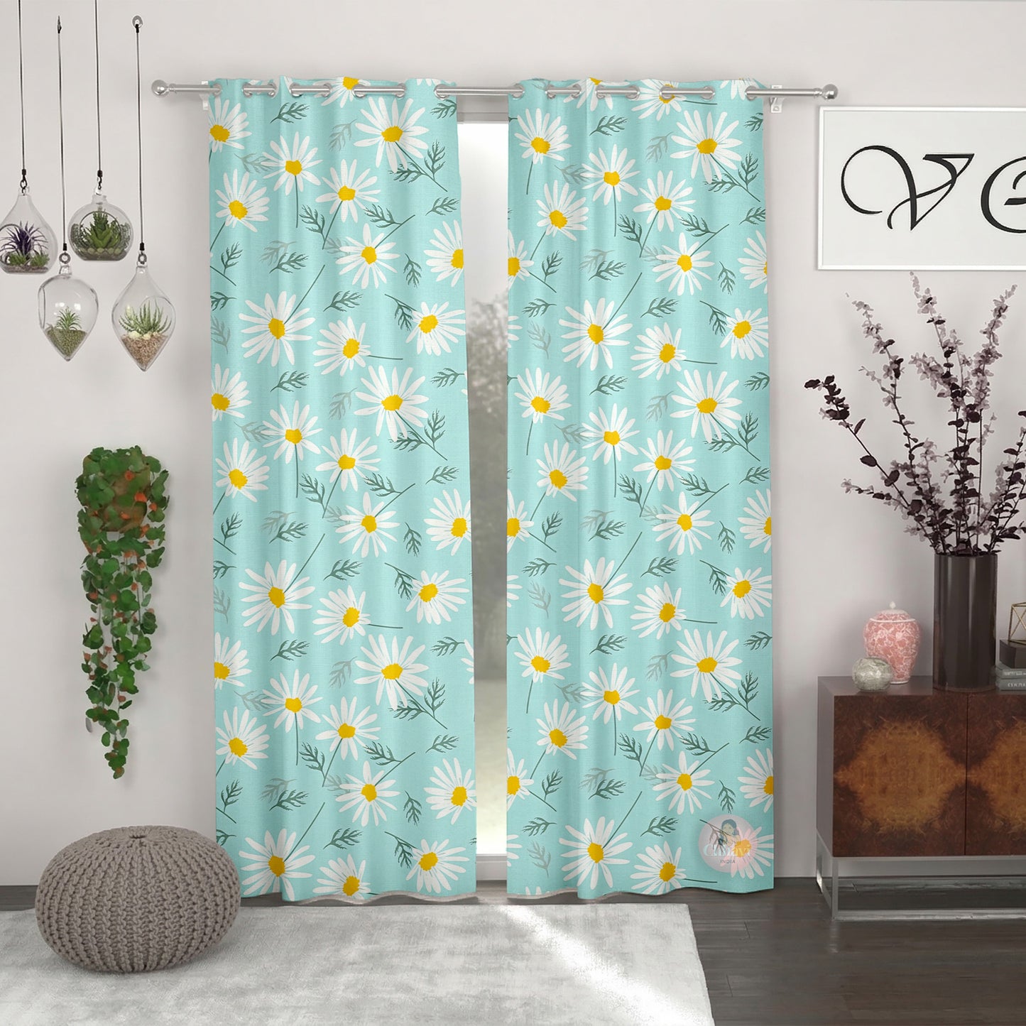 CHHAVI INDIA DESIGNER PRINTED DOOR CURTAIN PACK OF 2