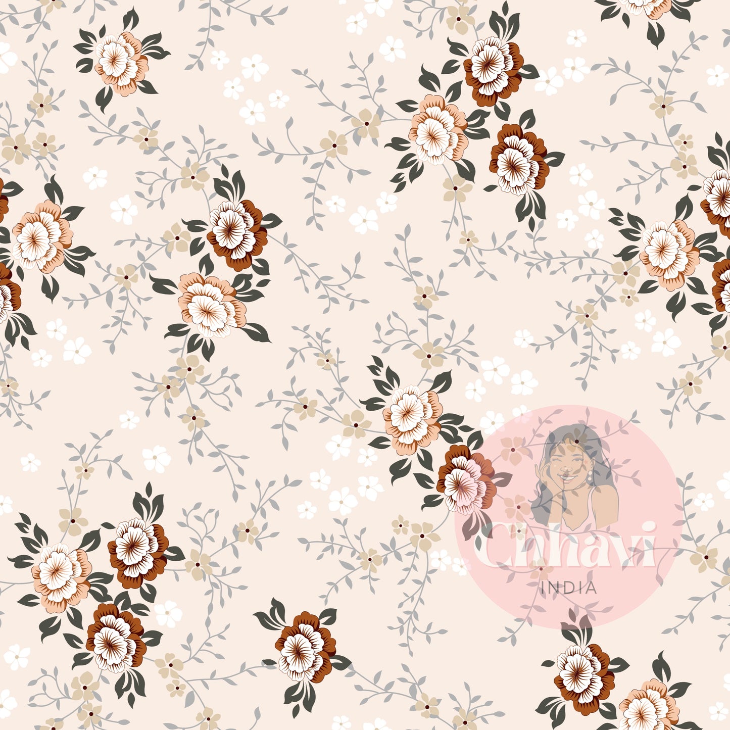 CHHAVI INDIA 210 TC Microfiber Waterproof Printed Fitted (Elastic) Bedsheet