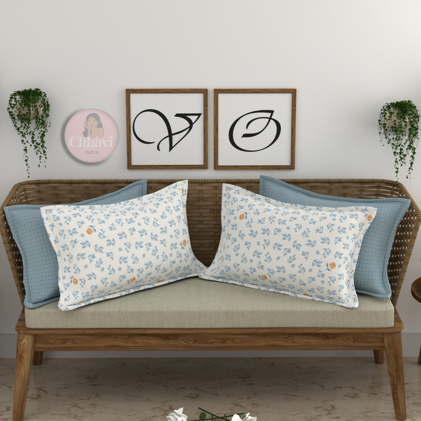 CHHAVI INDIA Microfiber Pillow Cover