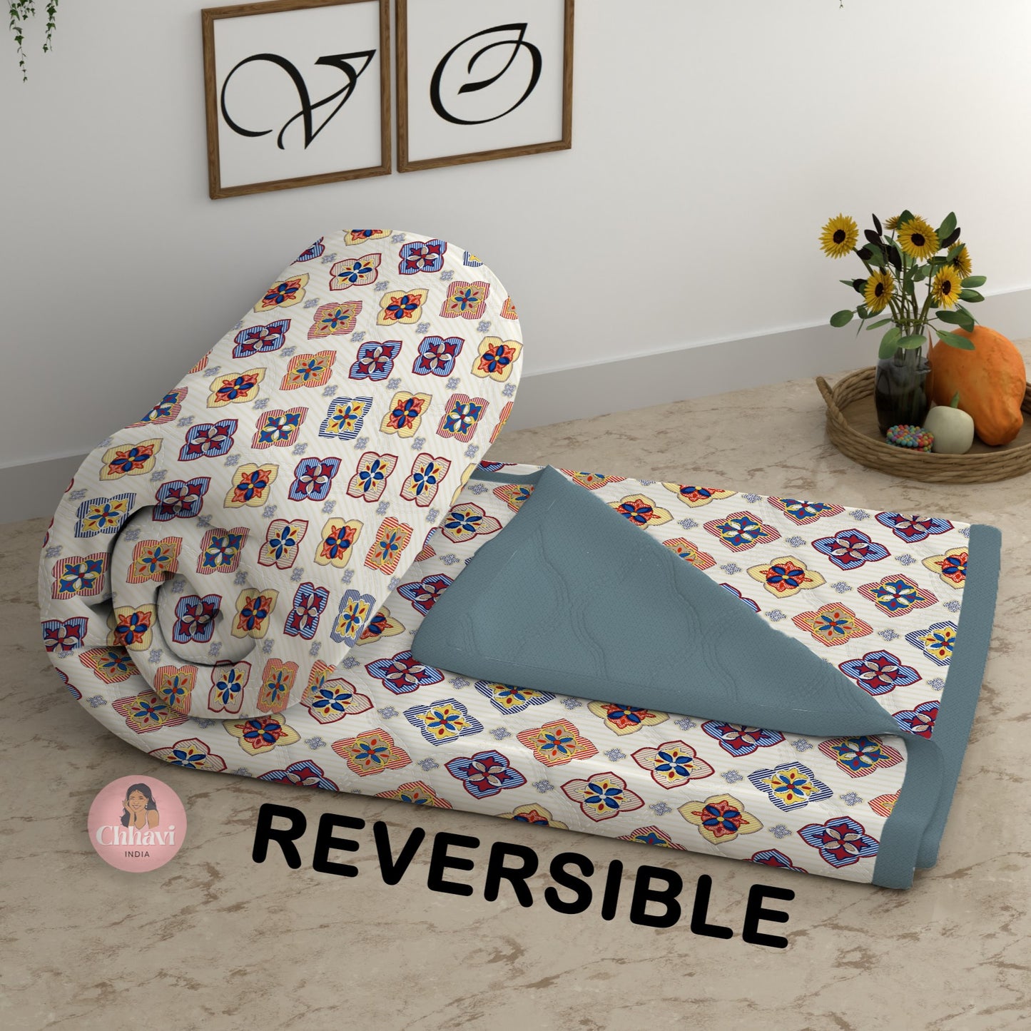 CHHAVI INDIA Printed Double Comforter for AC Room