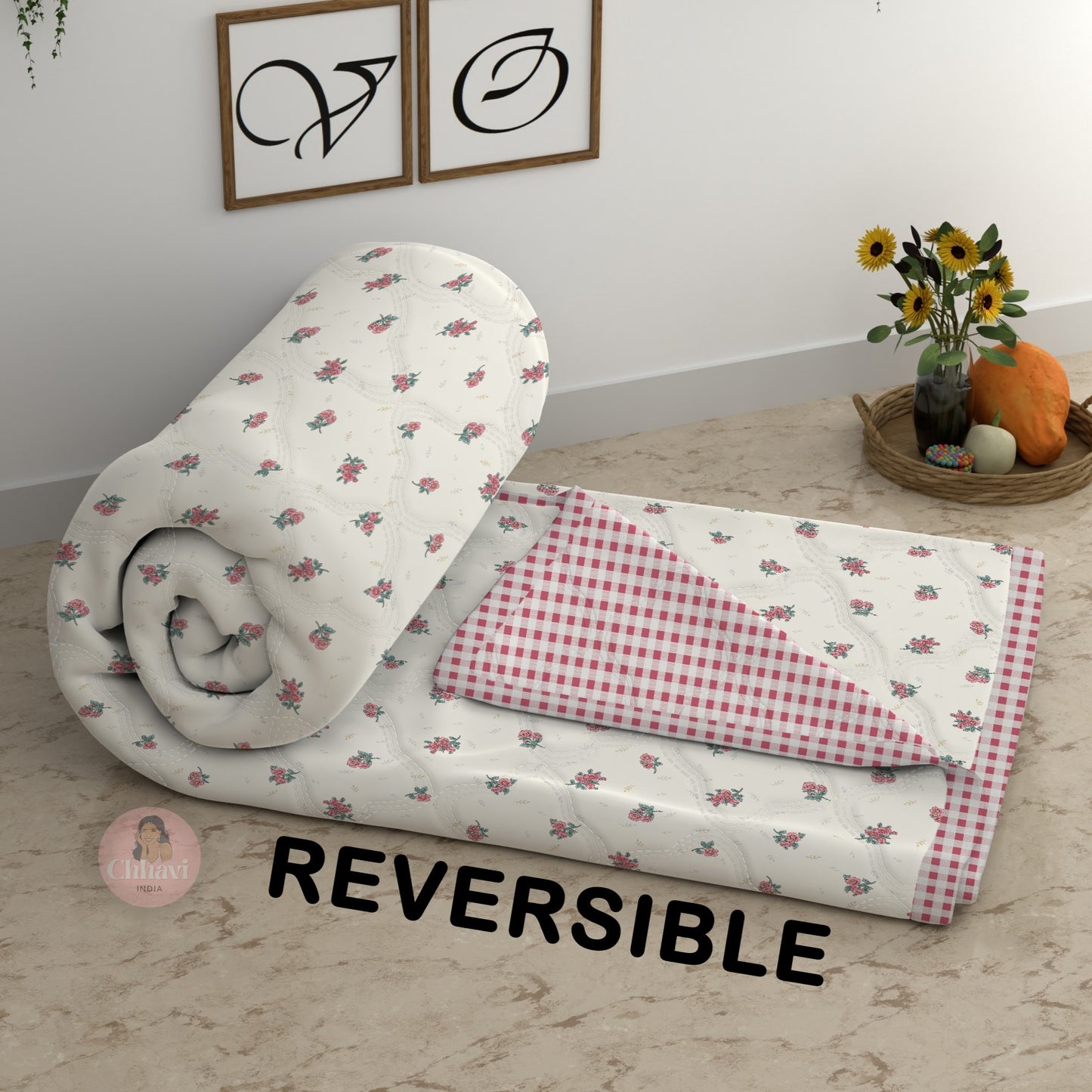 CHHAVI INDIA Printed Double Comforter for AC Room