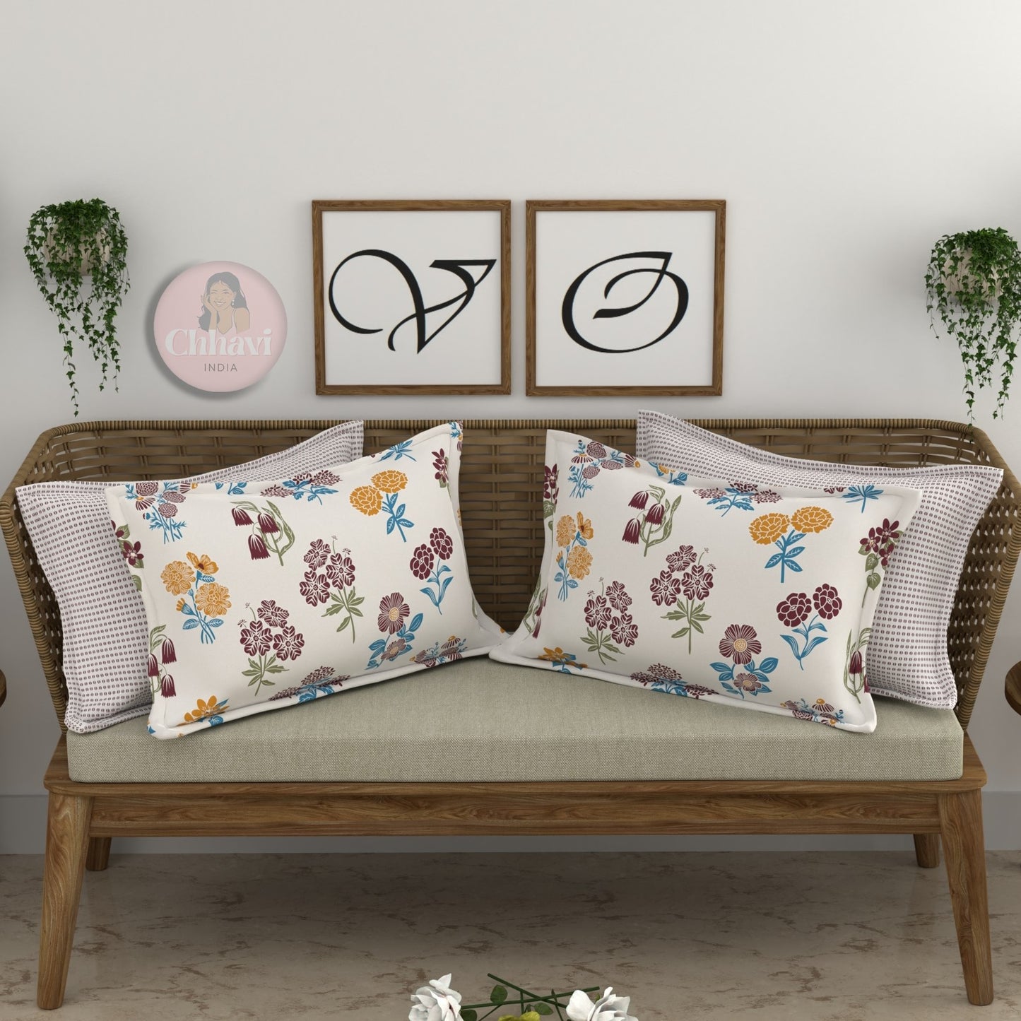 CHHAVI INDIA Microfiber Pillow Cover