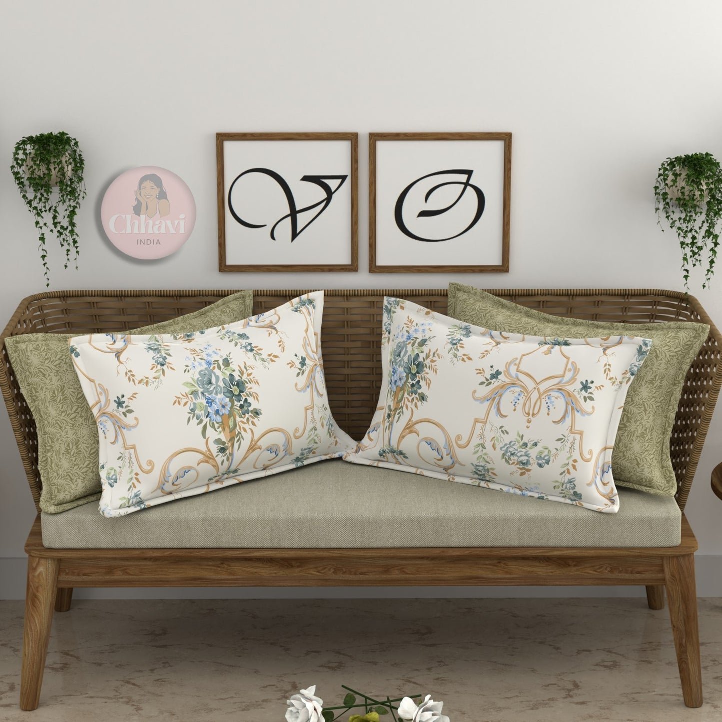 CHHAVI INDIA Microfiber Pillow Cover