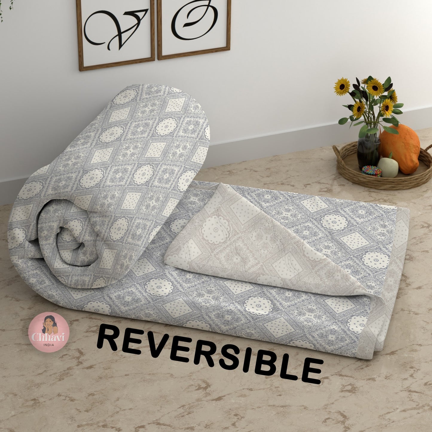 CHHAVI INDIA Printed Double Comforter for AC Room