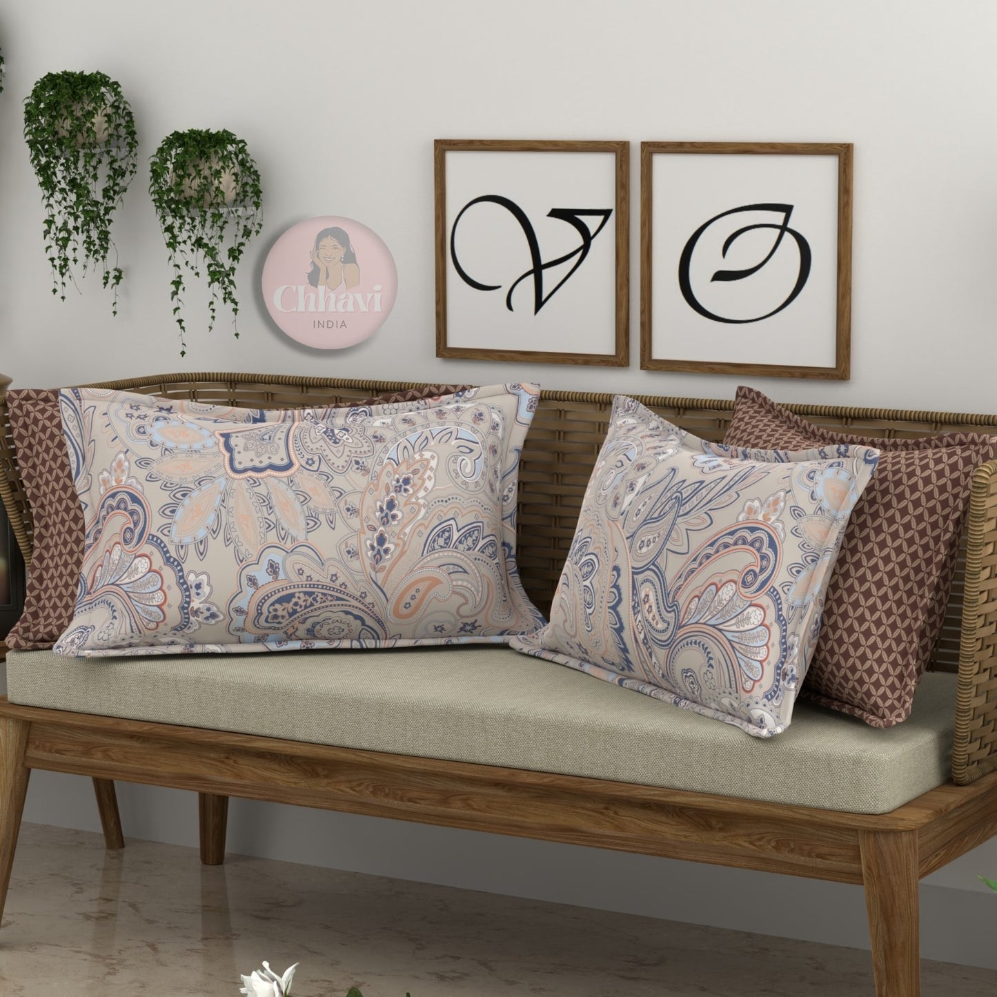 CHHAVI INDIA Microfiber Pillow Cover