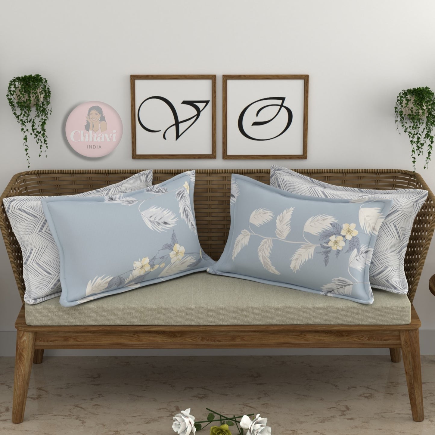CHHAVI INDIA Microfiber Pillow Cover