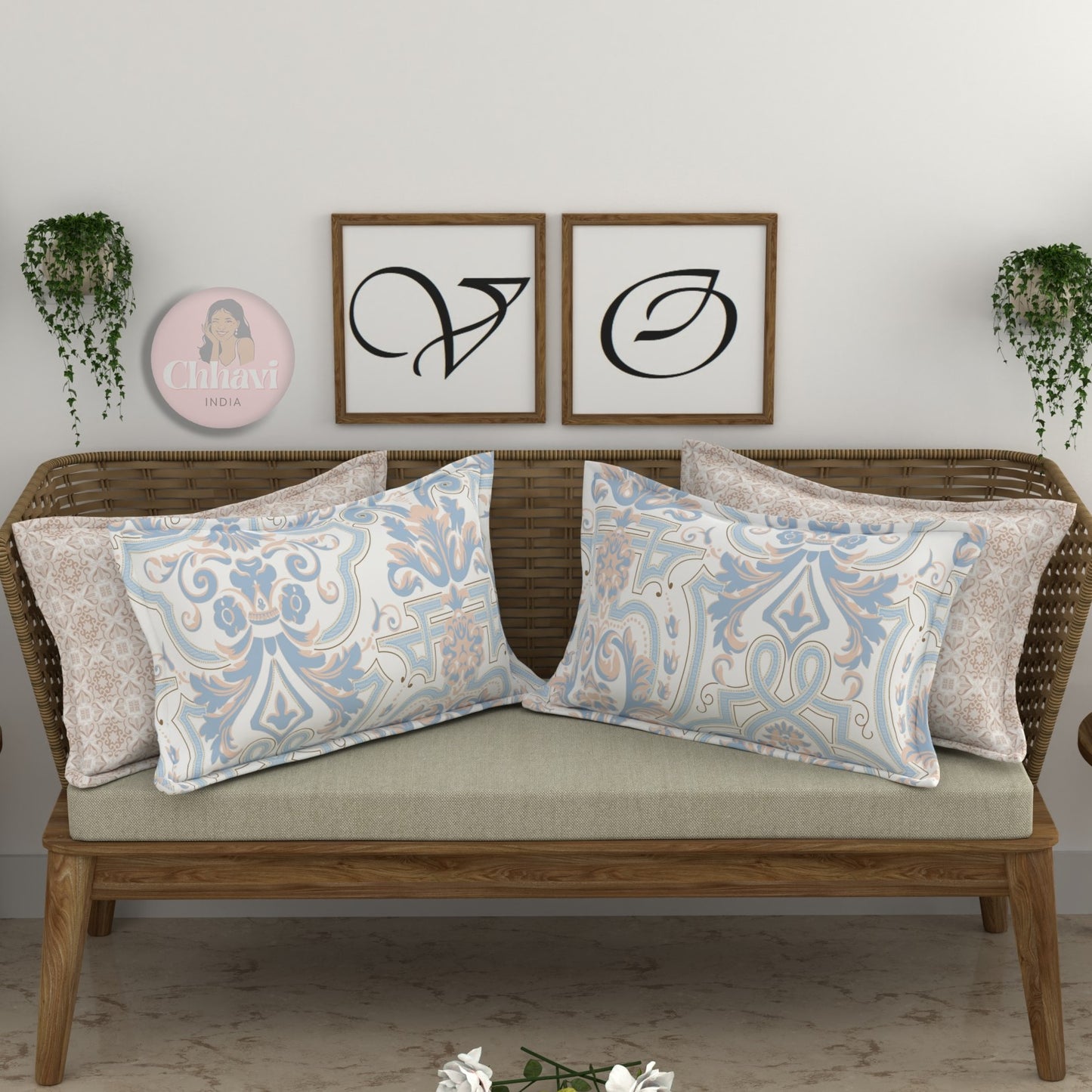 CHHAVI INDIA Microfiber Pillow Cover
