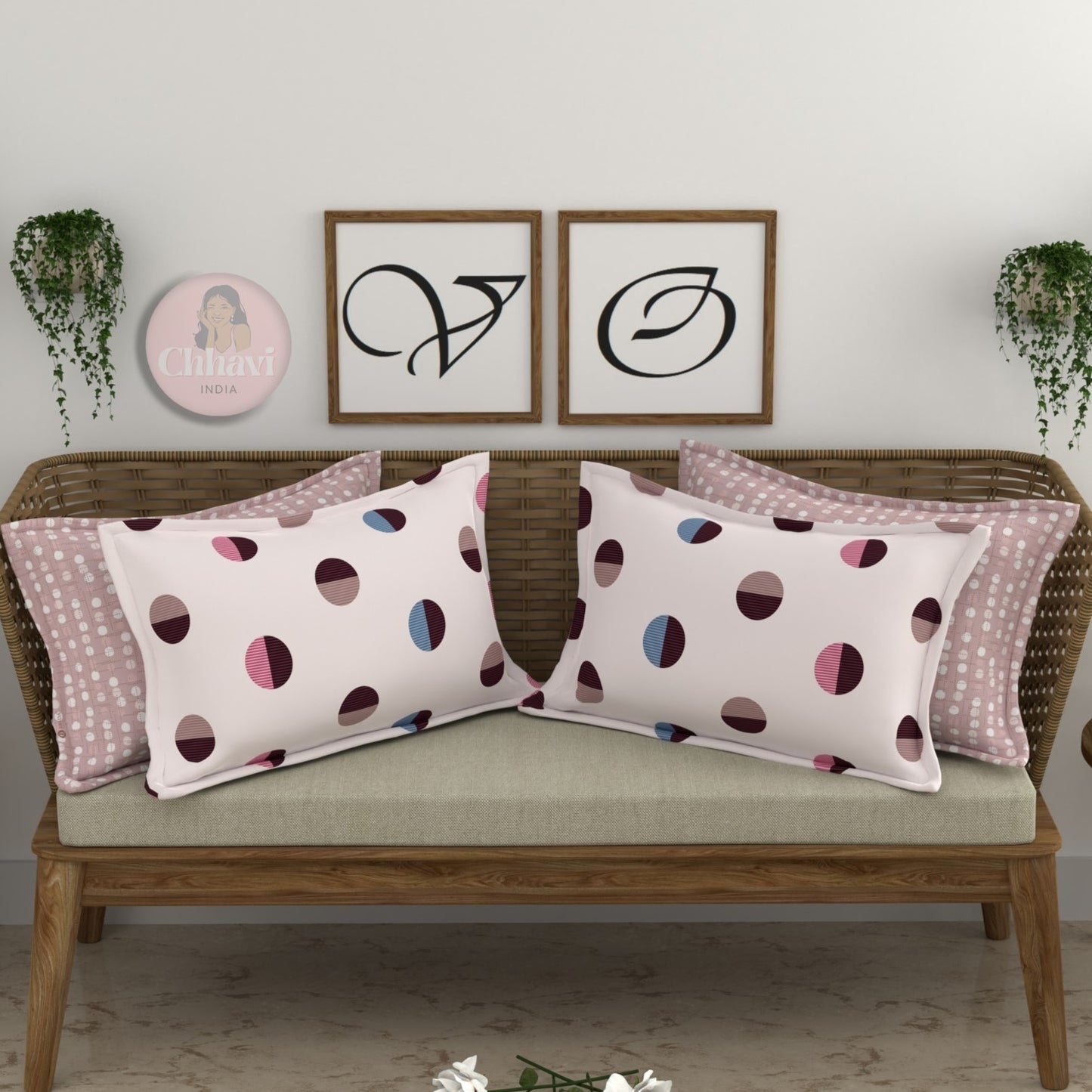 CHHAVI INDIA Microfiber Pillow Cover