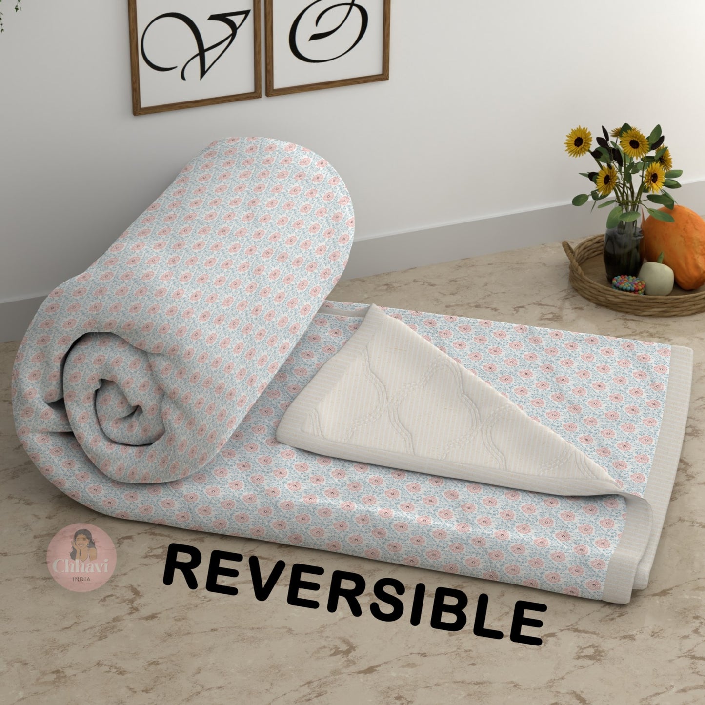 CHHAVI INDIA Printed Double Comforter for AC Room