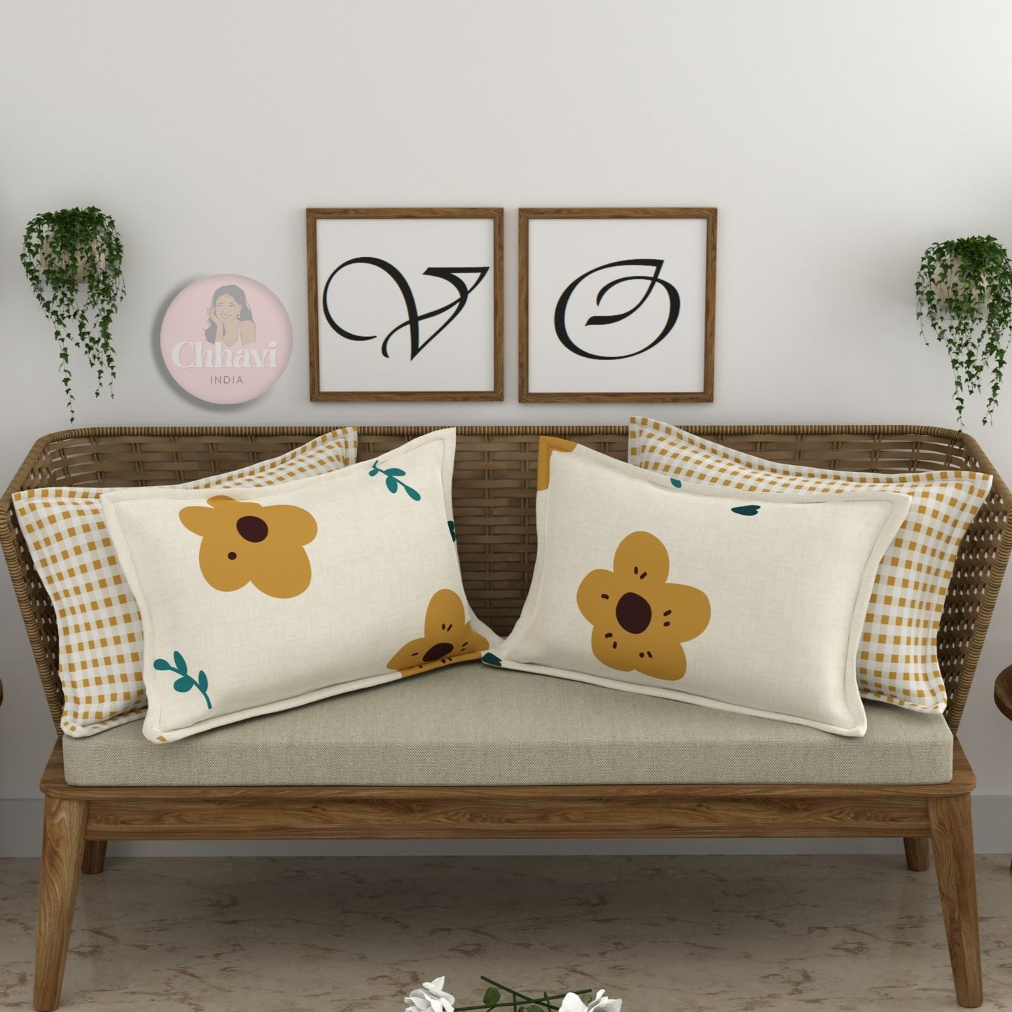 CHHAVI INDIA Microfiber Pillow Cover