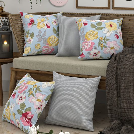 CHHAVI INDIA Microfiber Cushions Cover