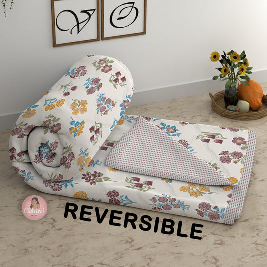 CHHAVI INDIA Printed Double Comforter for AC Room