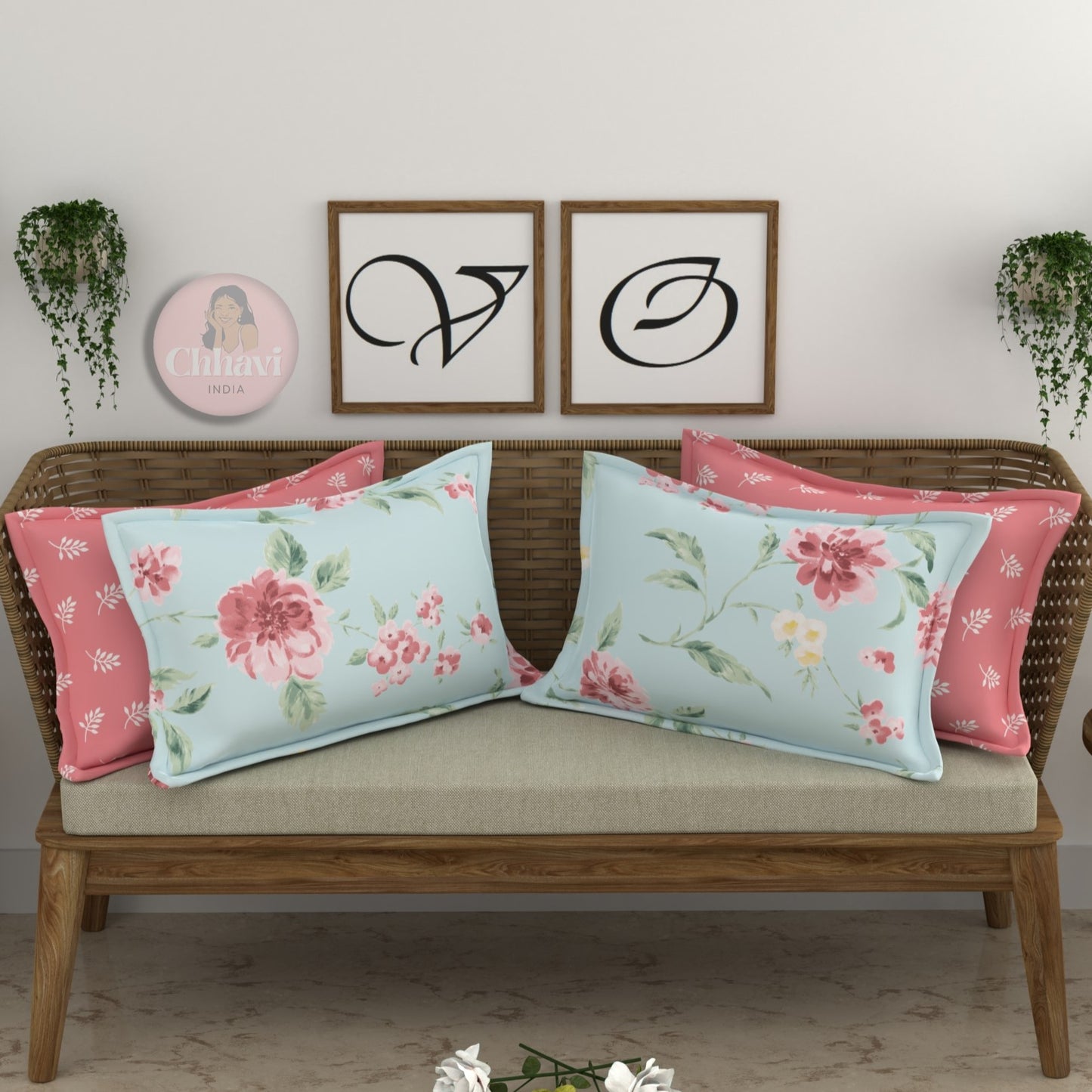 CHHAVI INDIA Microfiber Pillow Cover