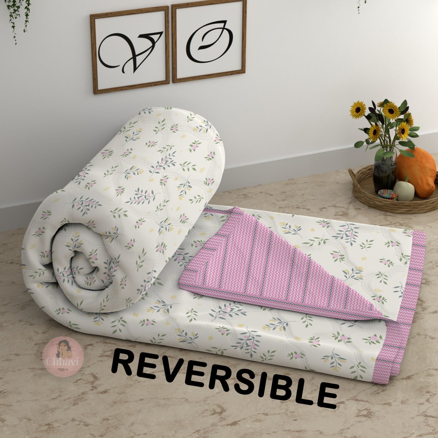 CHHAVI INDIA Printed Double Comforter for AC Room