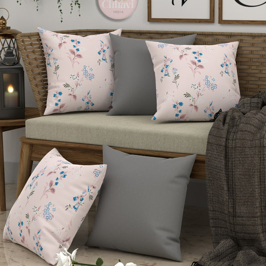 CHHAVI INDIA Microfiber Cushions Cover