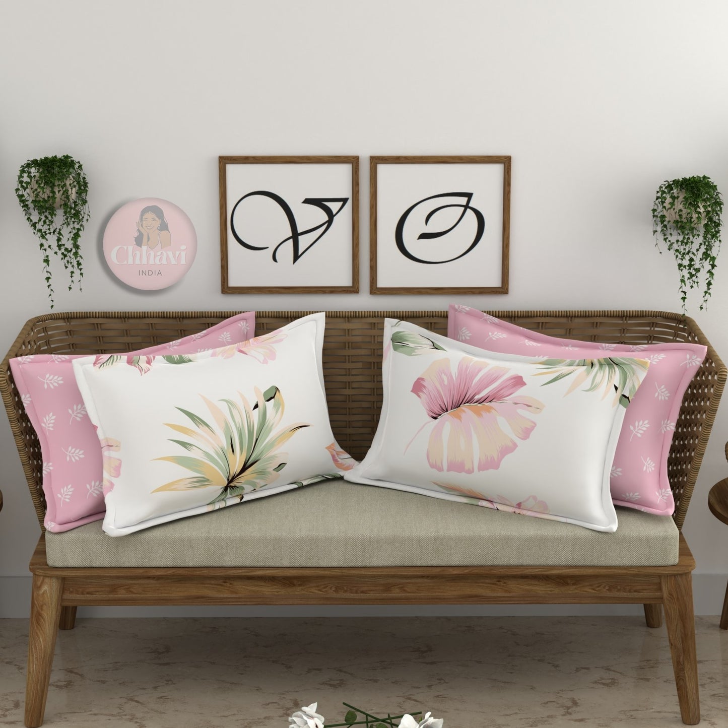 CHHAVI INDIA Microfiber Pillow Cover
