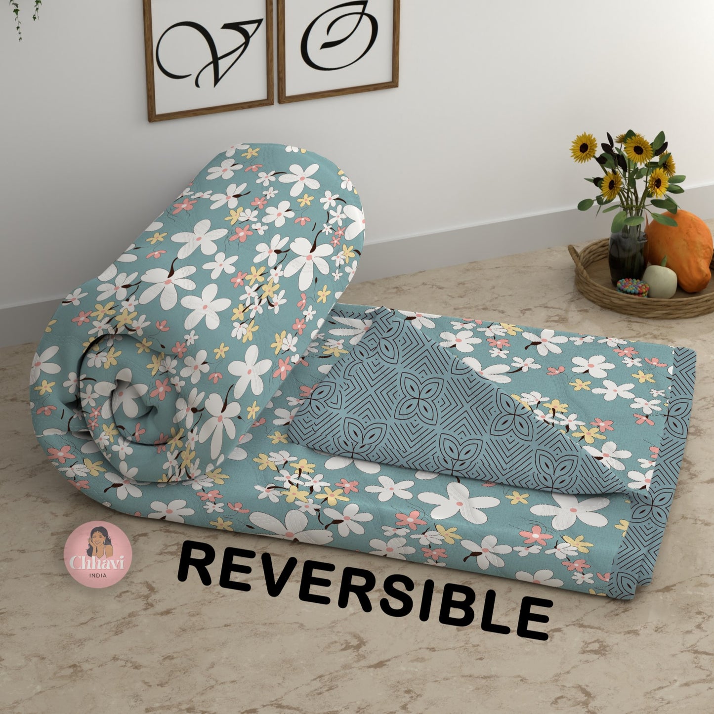 CHHAVI INDIA Printed Double Comforter for AC Room