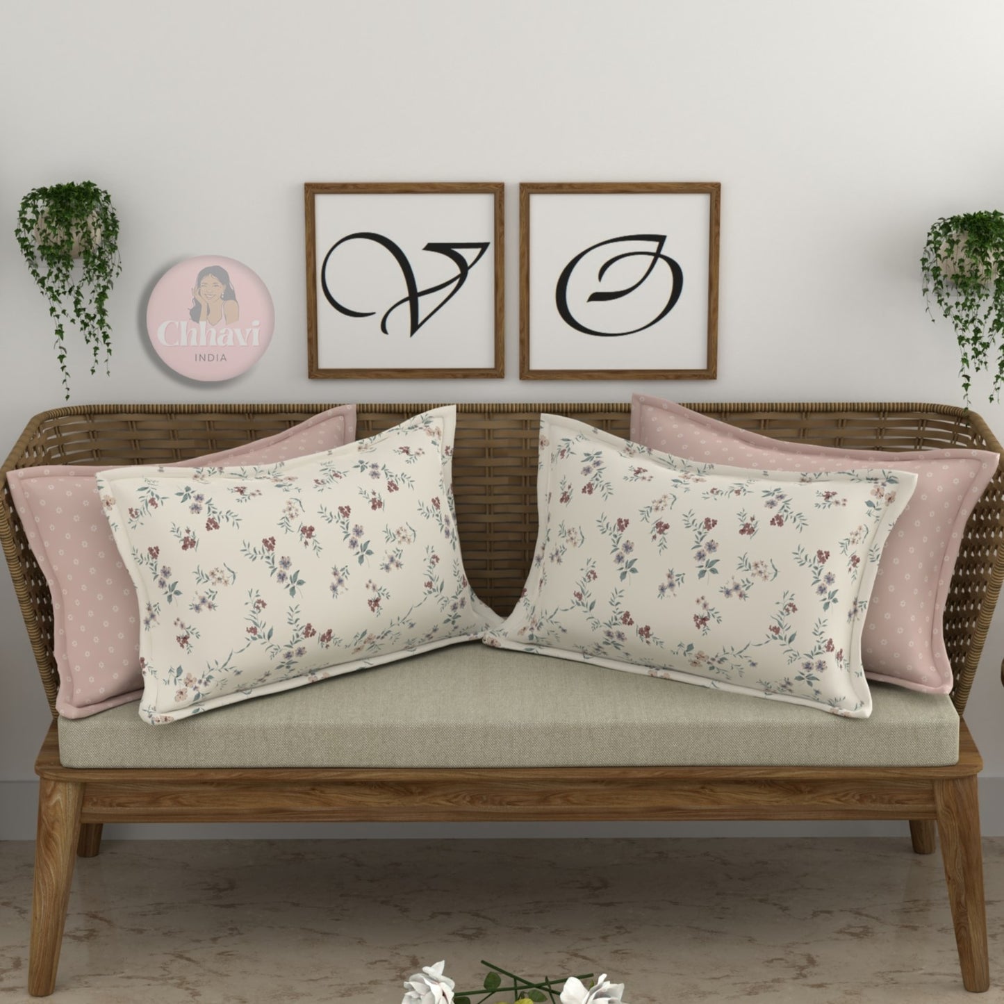 CHHAVI INDIA Microfiber Pillow Cover
