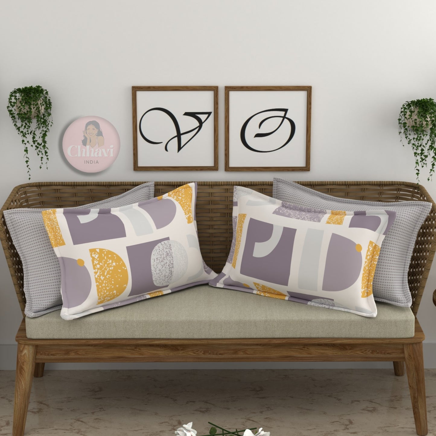 CHHAVI INDIA Microfiber Pillow Cover