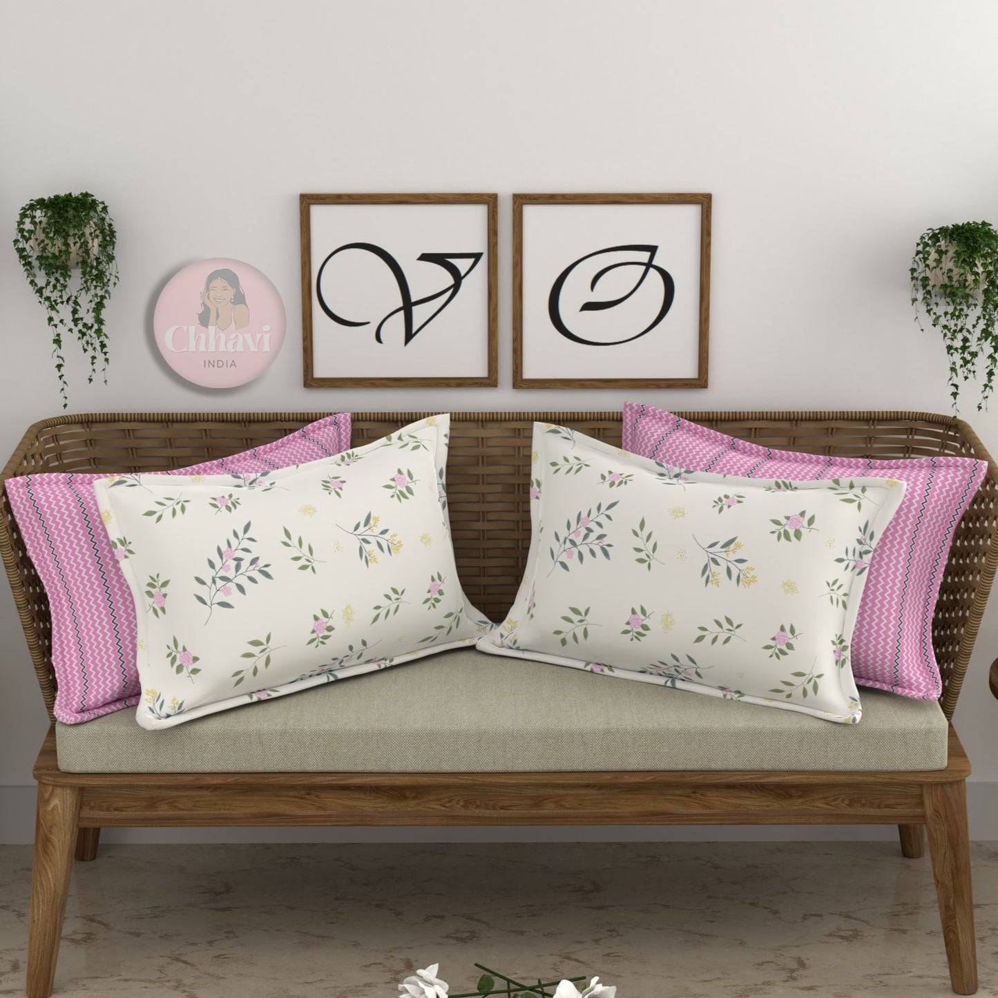 CHHAVI INDIA Microfiber Pillow Cover