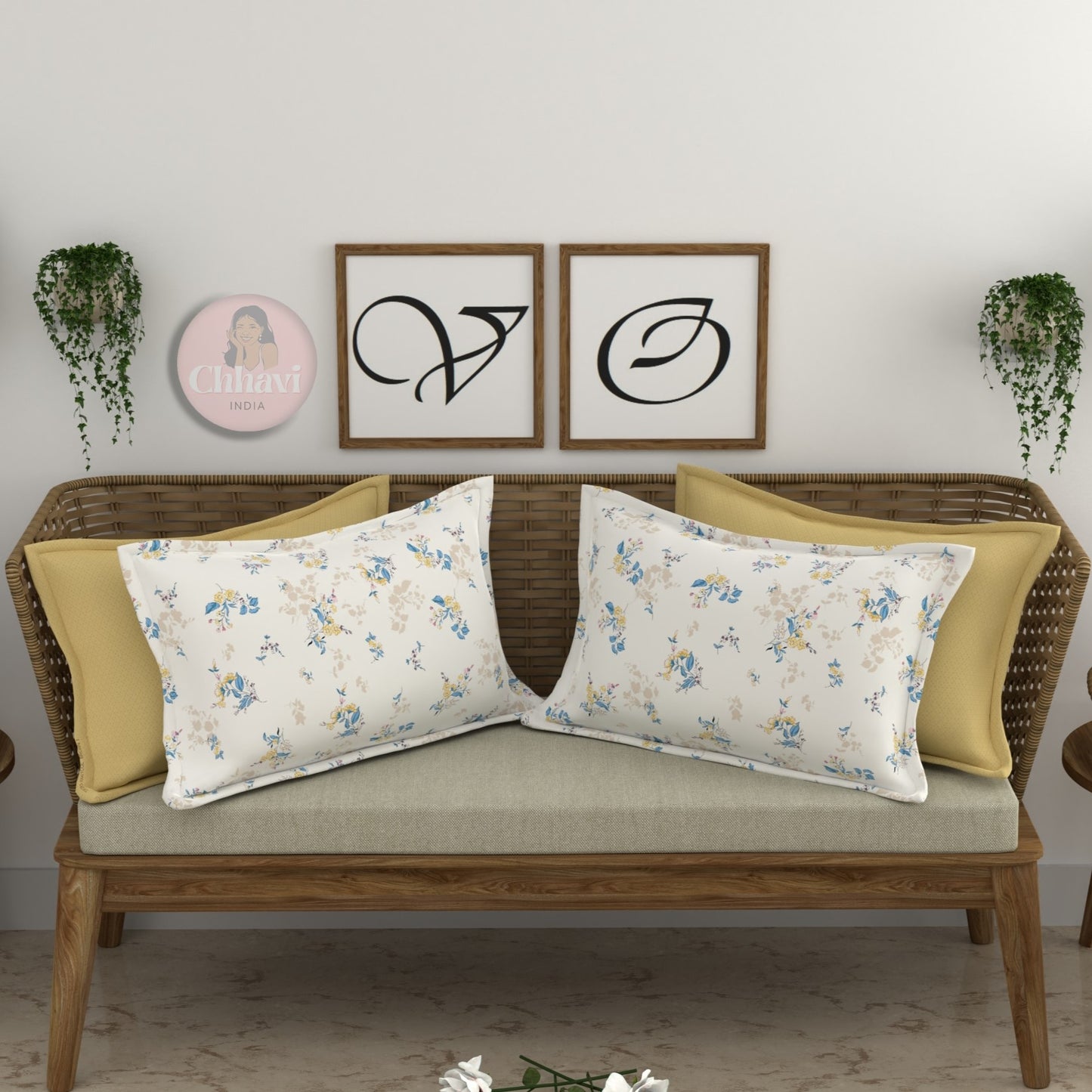 CHHAVI INDIA Microfiber Pillow Cover