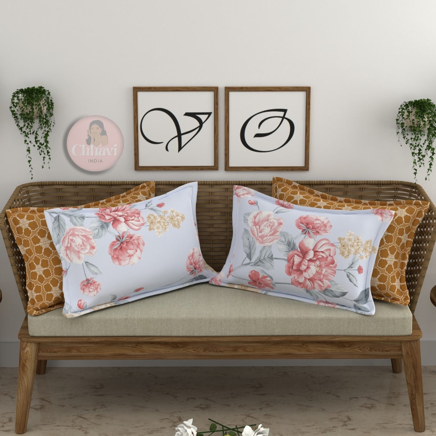 CHHAVI INDIA Microfiber Pillow Cover