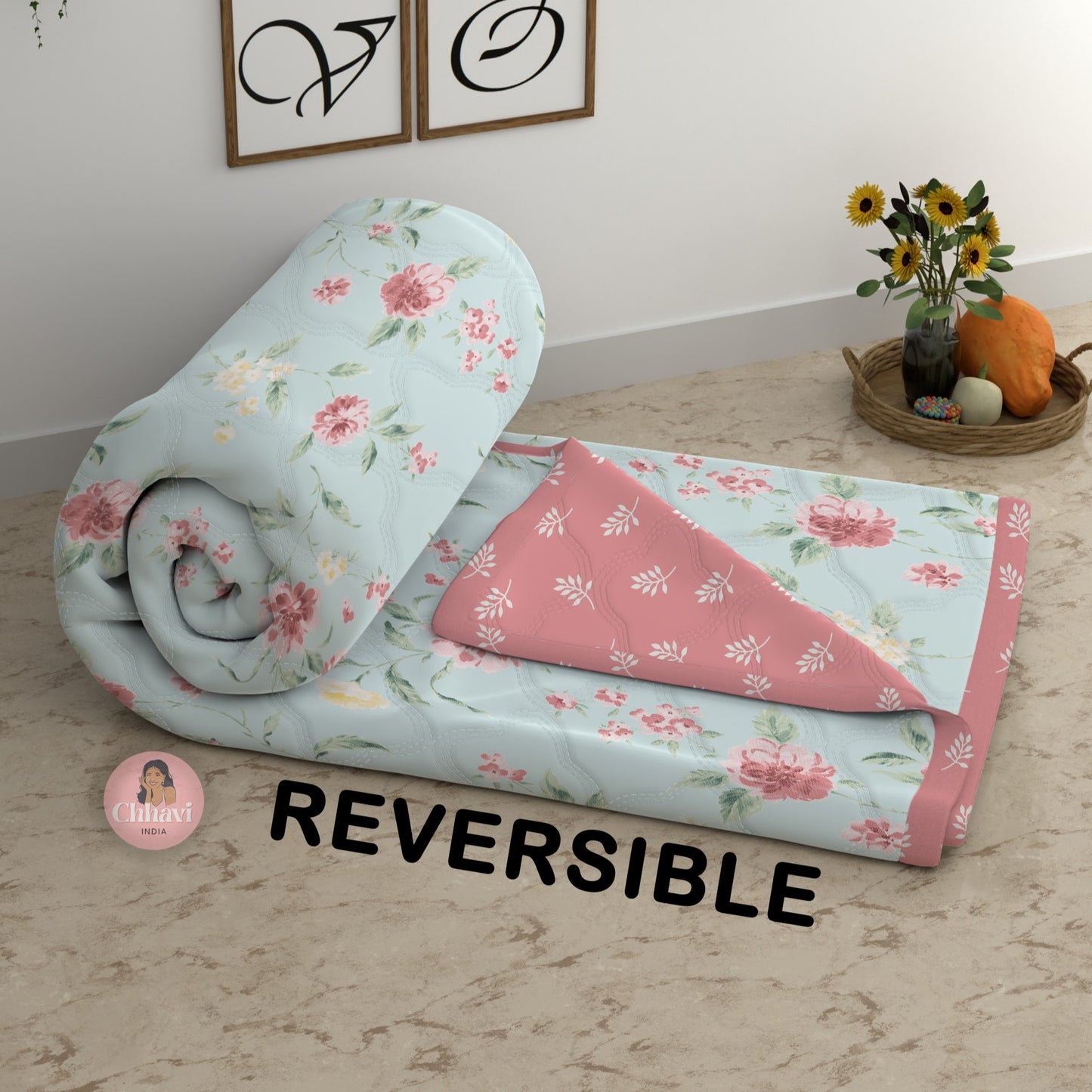 CHHAVI INDIA Printed Double Comforter for AC Room