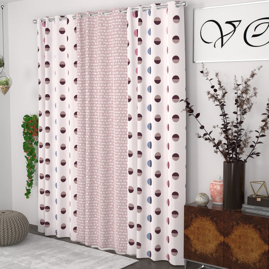 CHHAVI INDIA DESIGNER PRINTED DOOR CURTAIN PACK OF 3