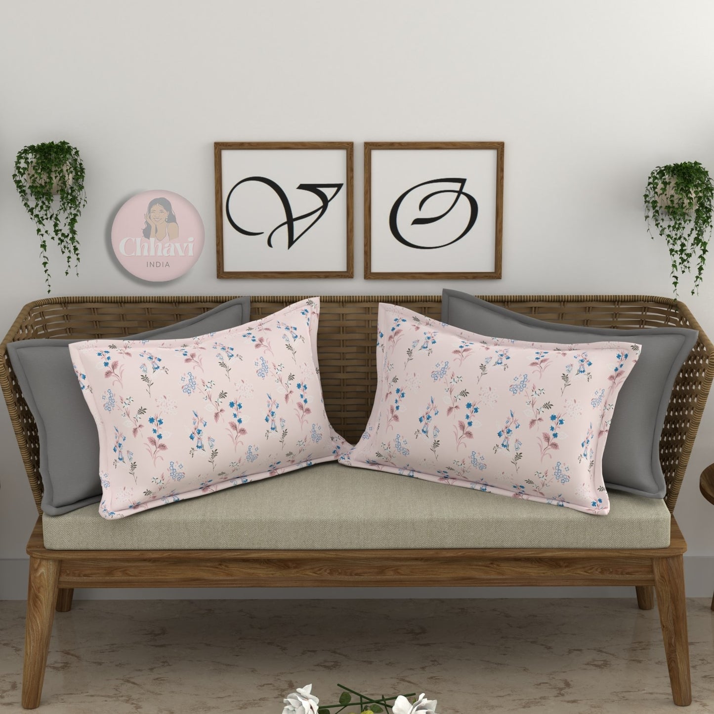 CHHAVI INDIA Microfiber Pillow Cover