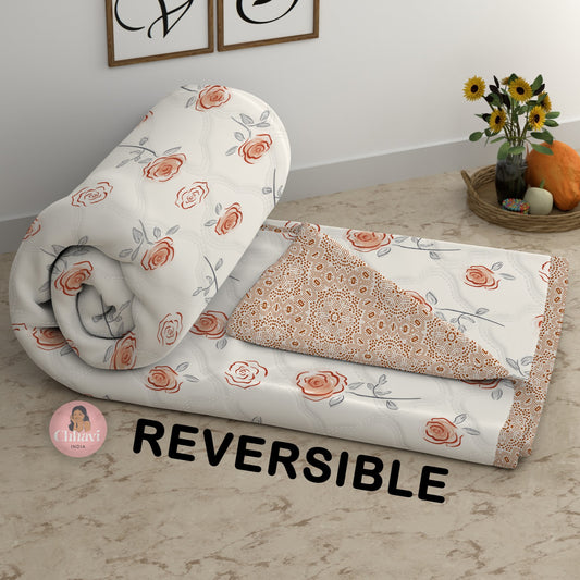 CHHAVI INDIA Printed Double Comforter for AC Room