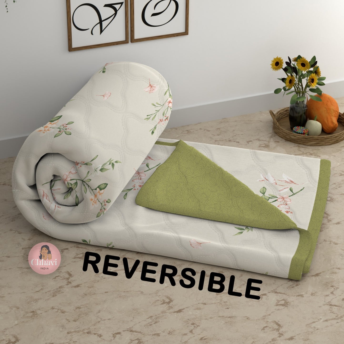 CHHAVI INDIA Printed Double Comforter for AC Room