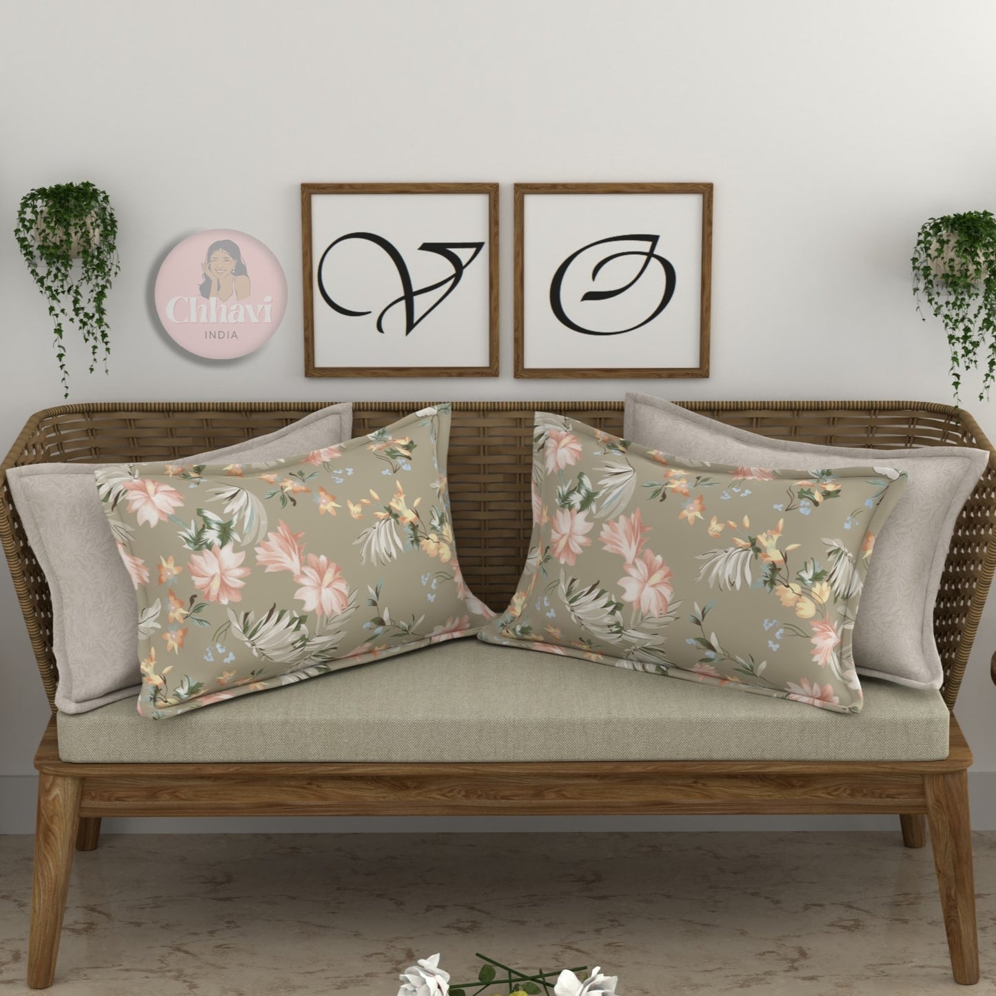CHHAVI INDIA Microfiber Pillow Cover