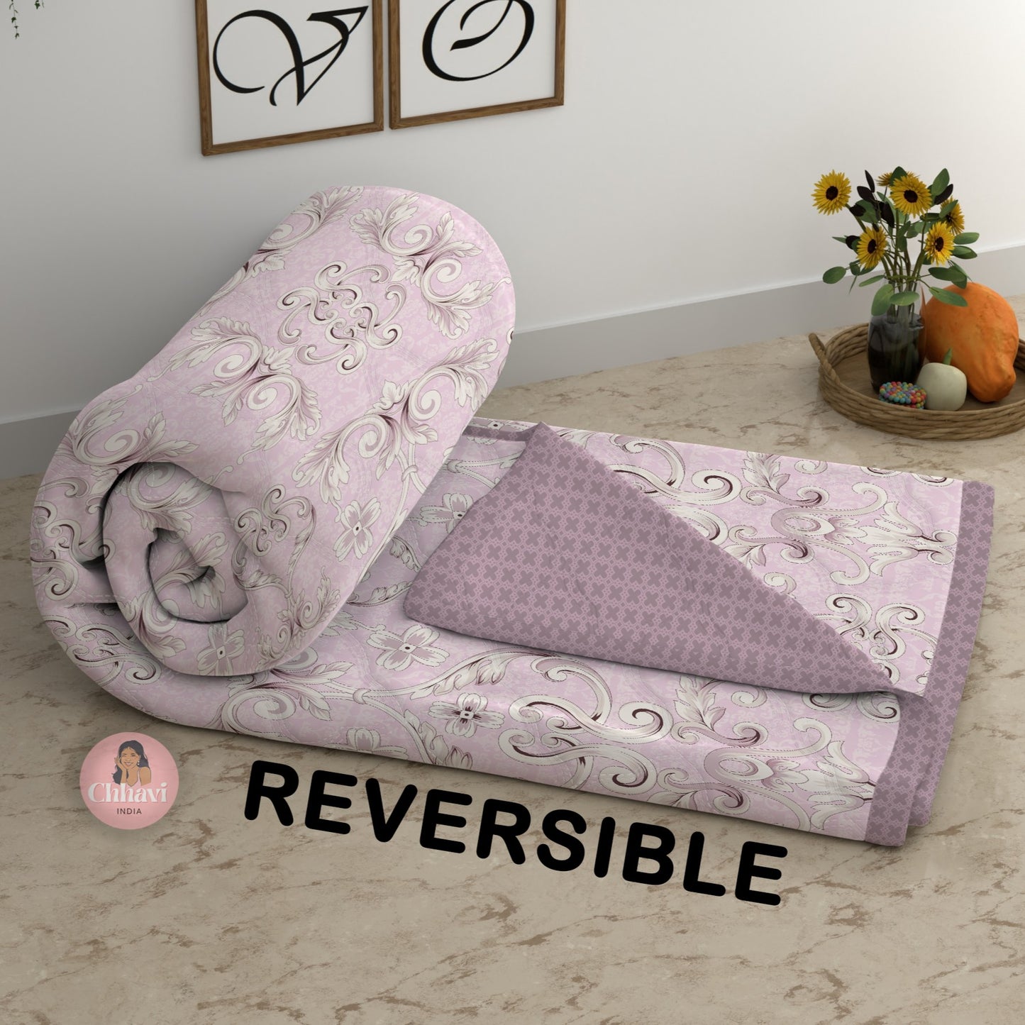 CHHAVI INDIA Printed Double Comforter for AC Room