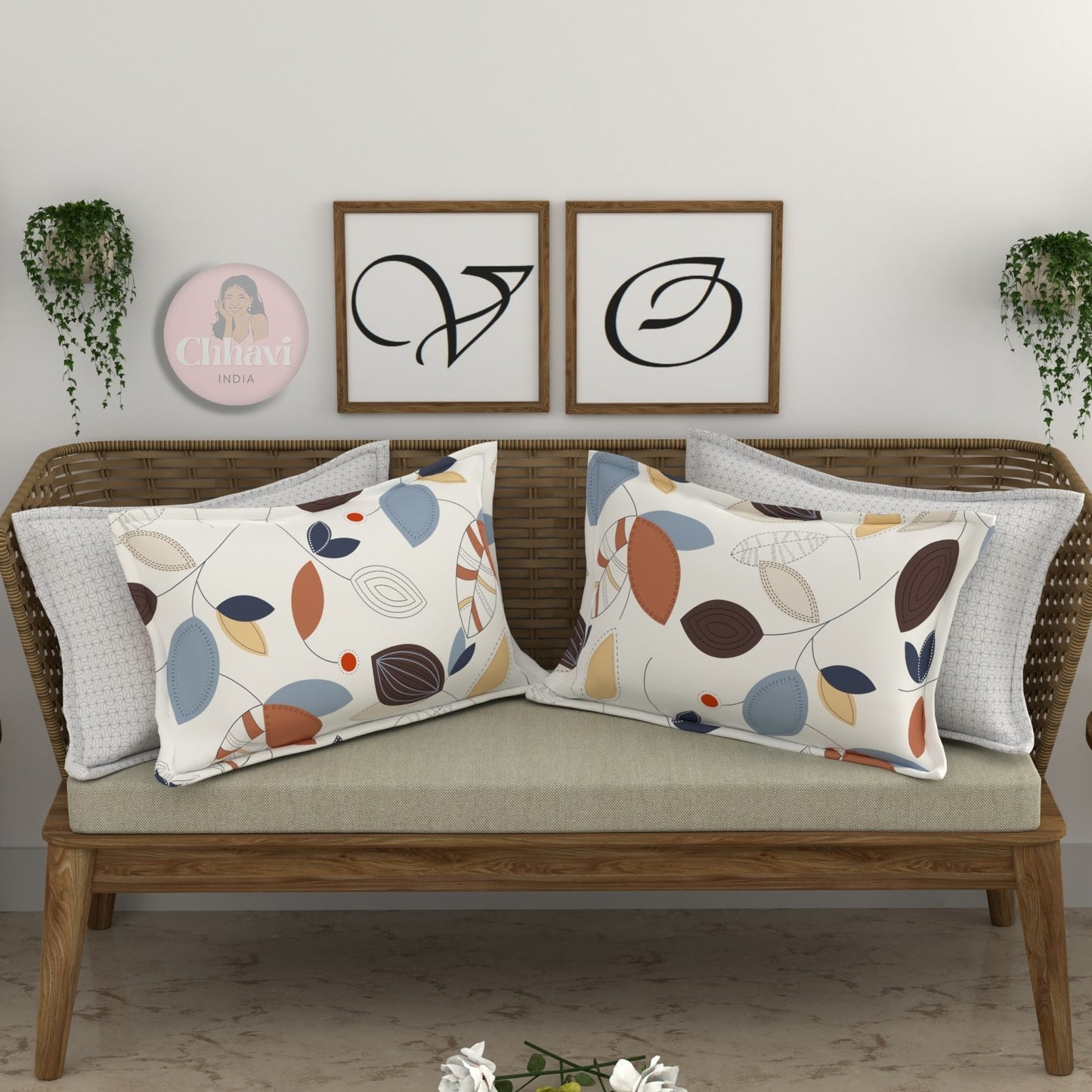 CHHAVI INDIA Microfiber Pillow Cover
