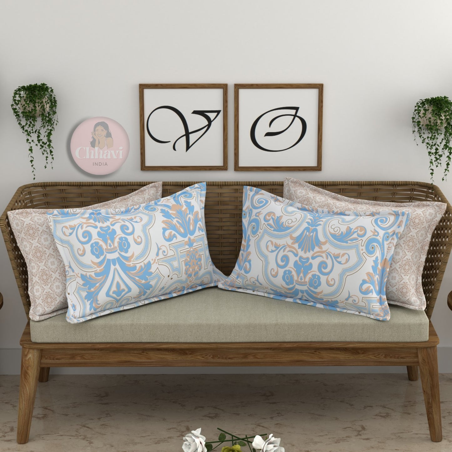 CHHAVI INDIA Microfiber Pillow Cover