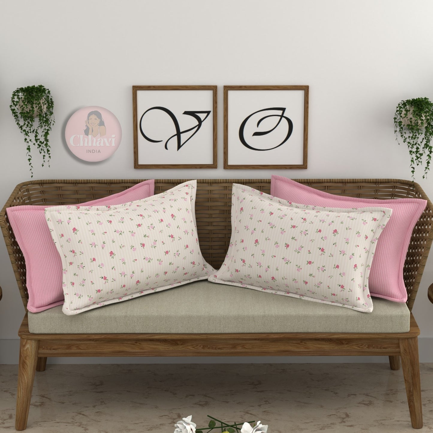 CHHAVI INDIA Microfiber Pillow Cover