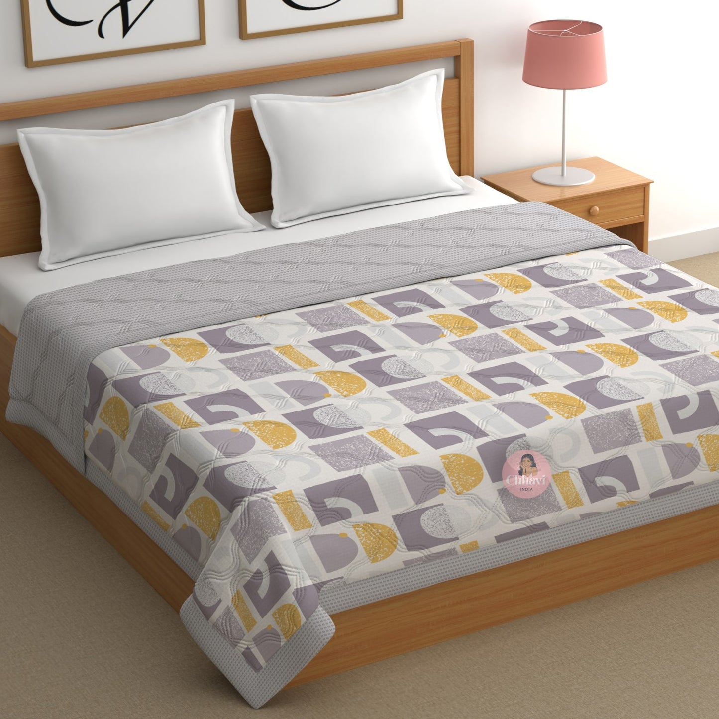 CHHAVI INDIA Printed Double Comforter for AC Room