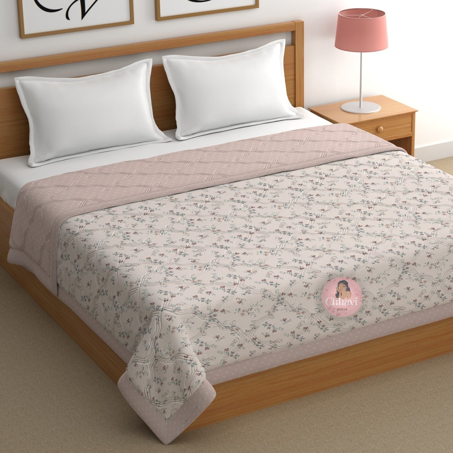 CHHAVI INDIA Printed Double Comforter for AC Room