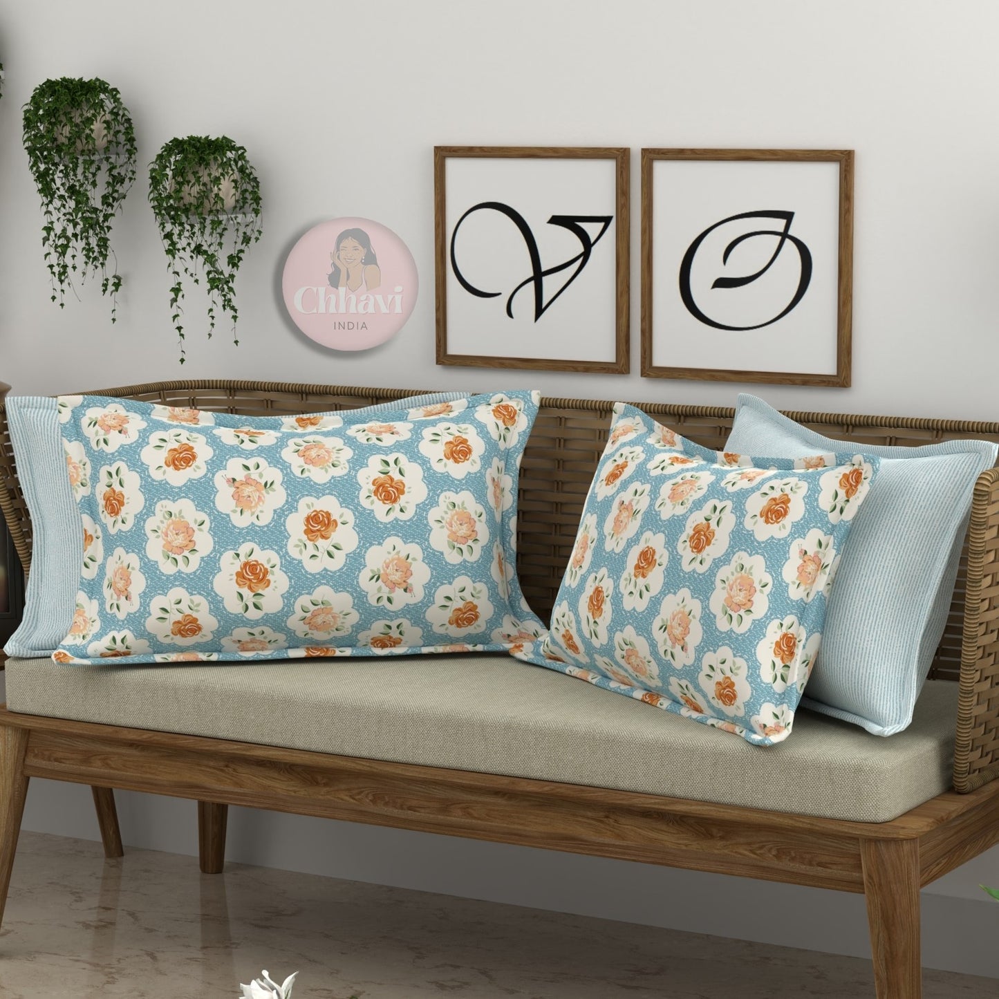 CHHAVI INDIA Microfiber Pillow Cover