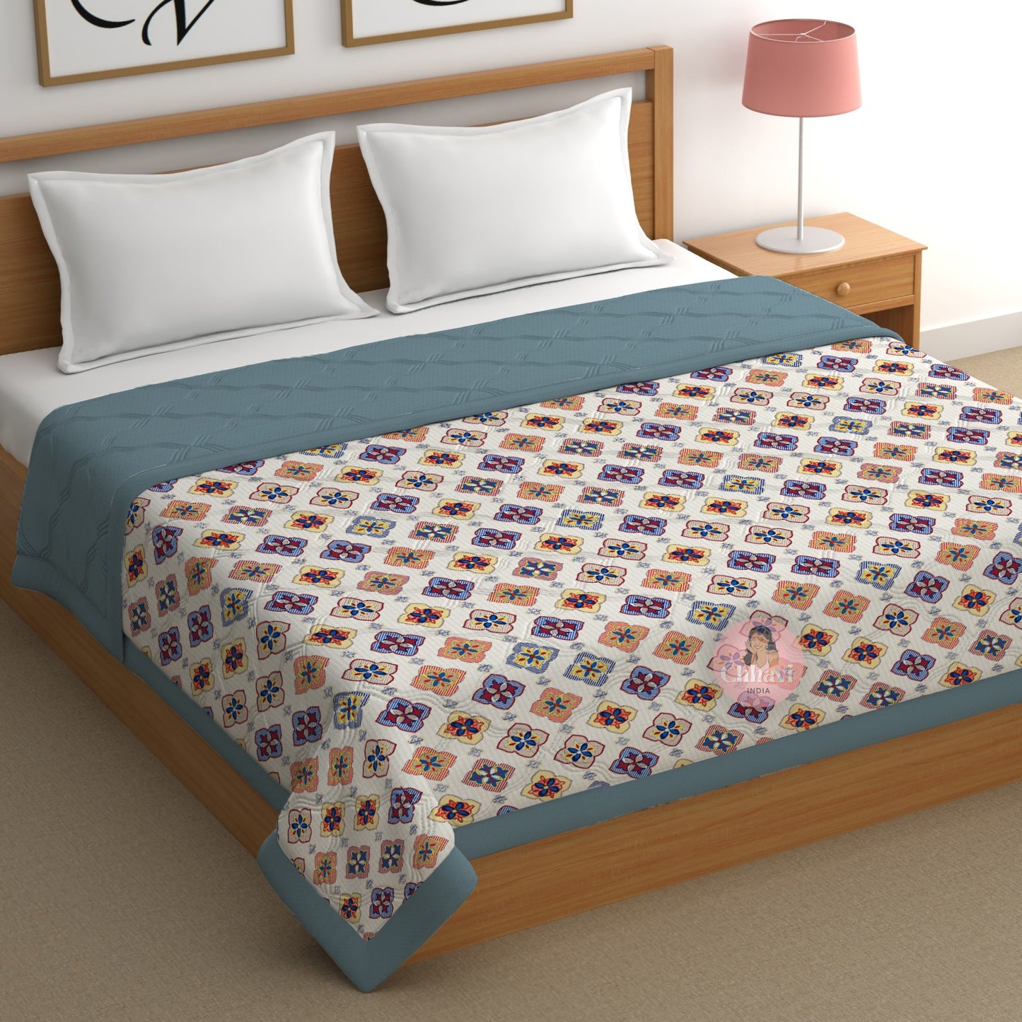 CHHAVI INDIA Printed Double Comforter for AC Room