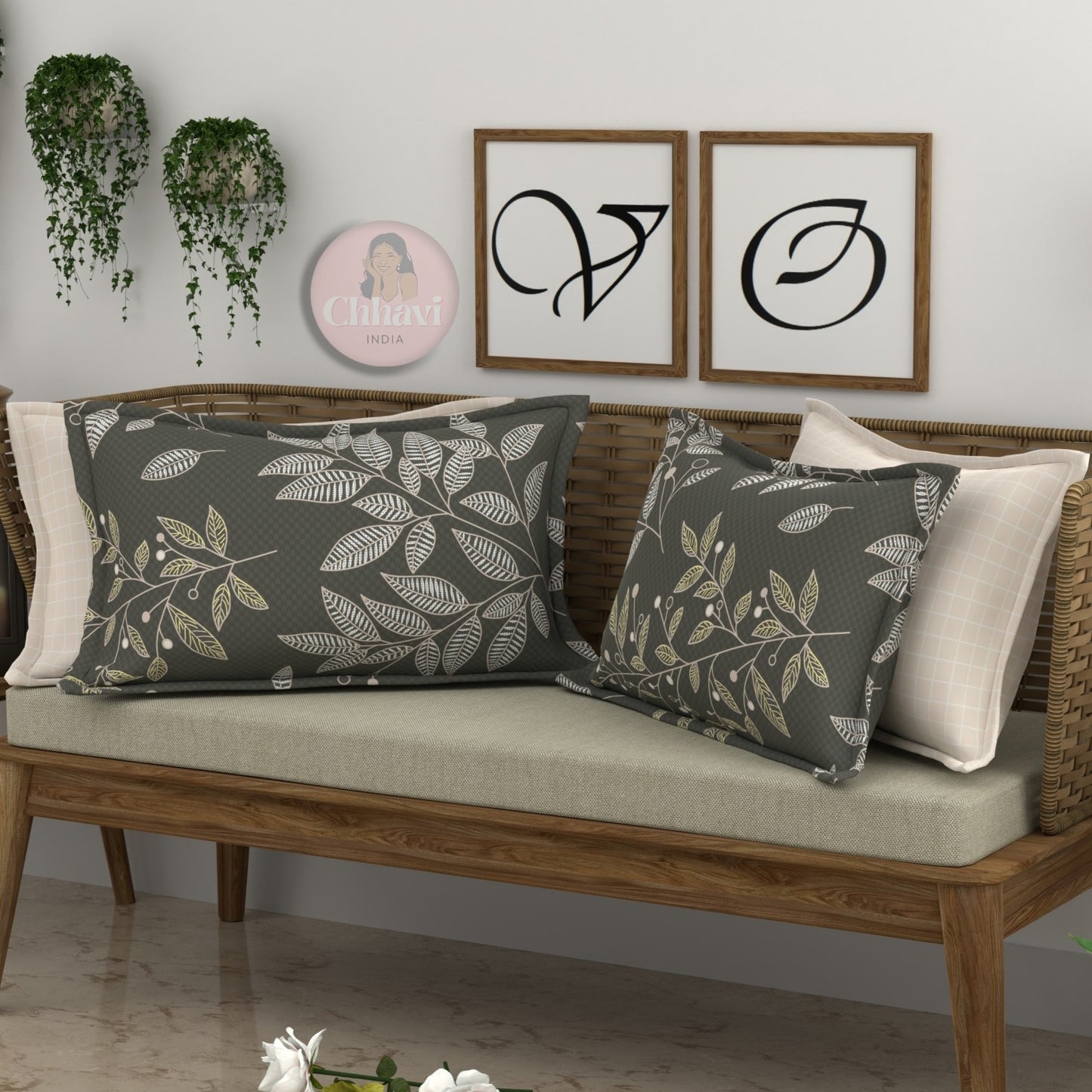 CHHAVI INDIA Microfiber Pillow Cover