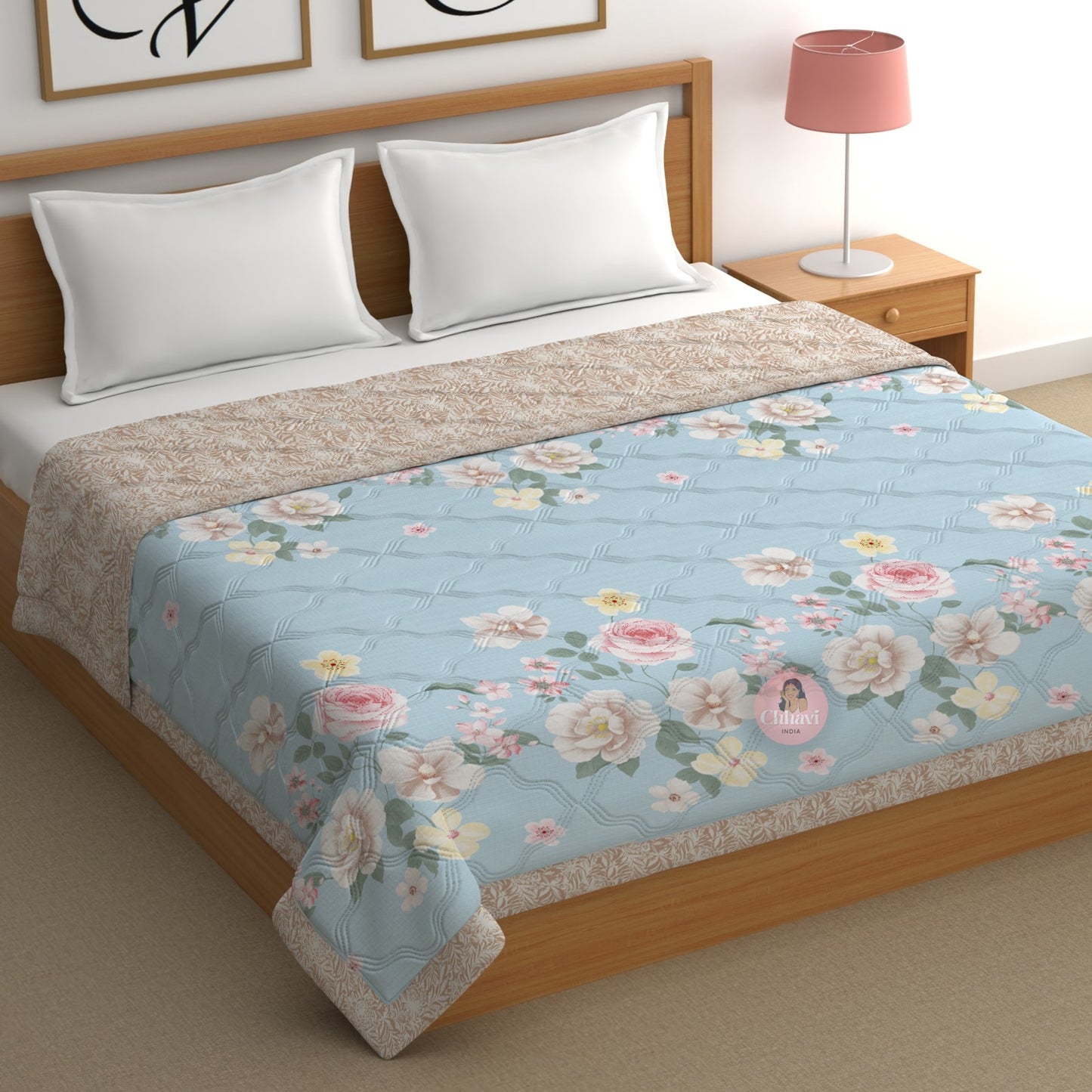 CHHAVI INDIA Printed Double Comforter for AC Room