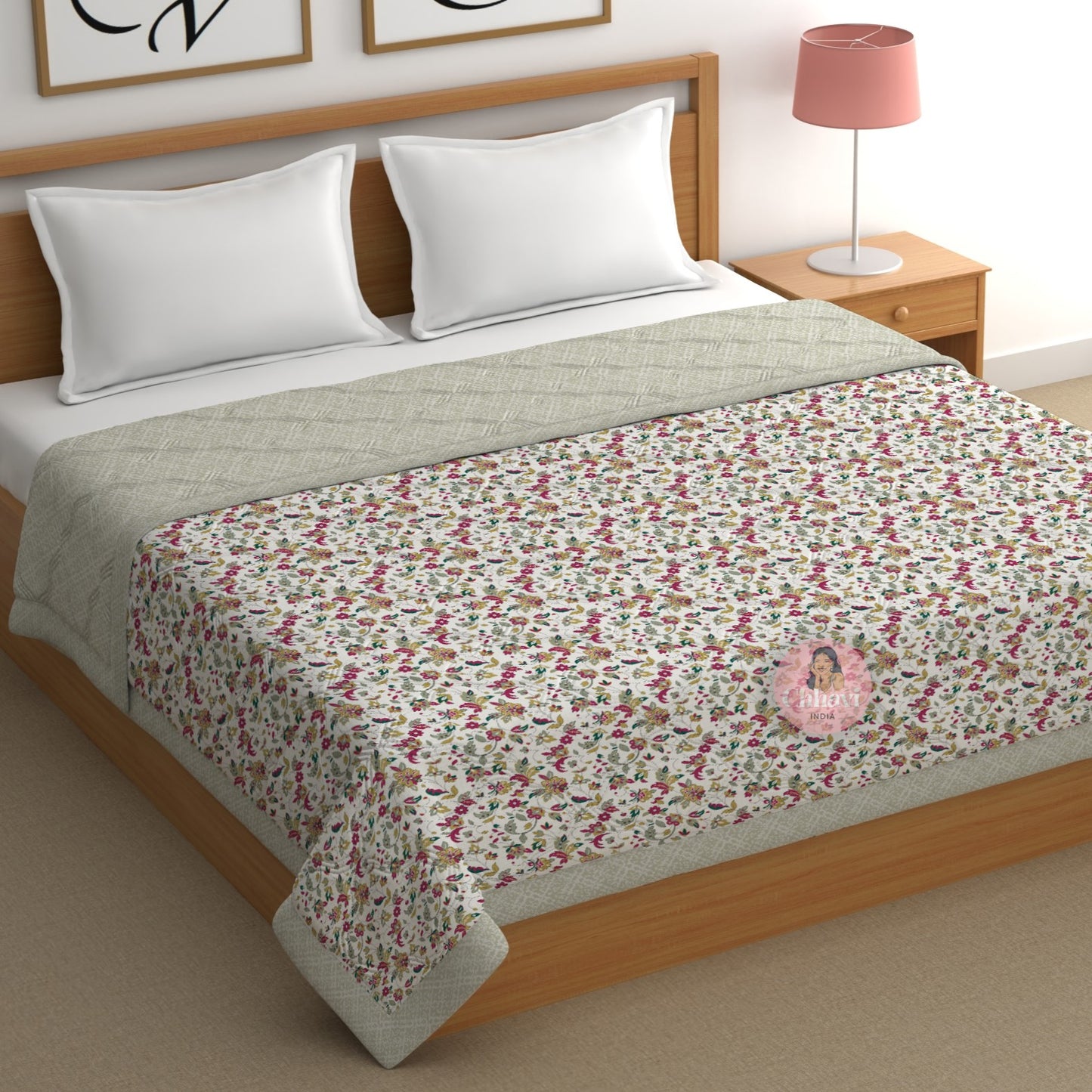 CHHAVI INDIA Printed Double Comforter for AC Room