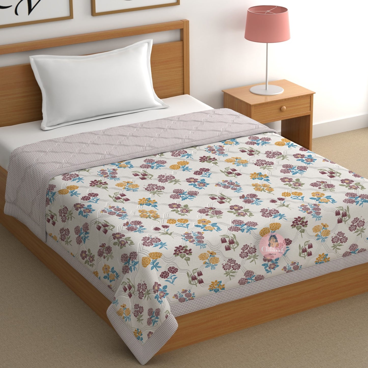 Chhavi india 210 TC single Bed Comforter