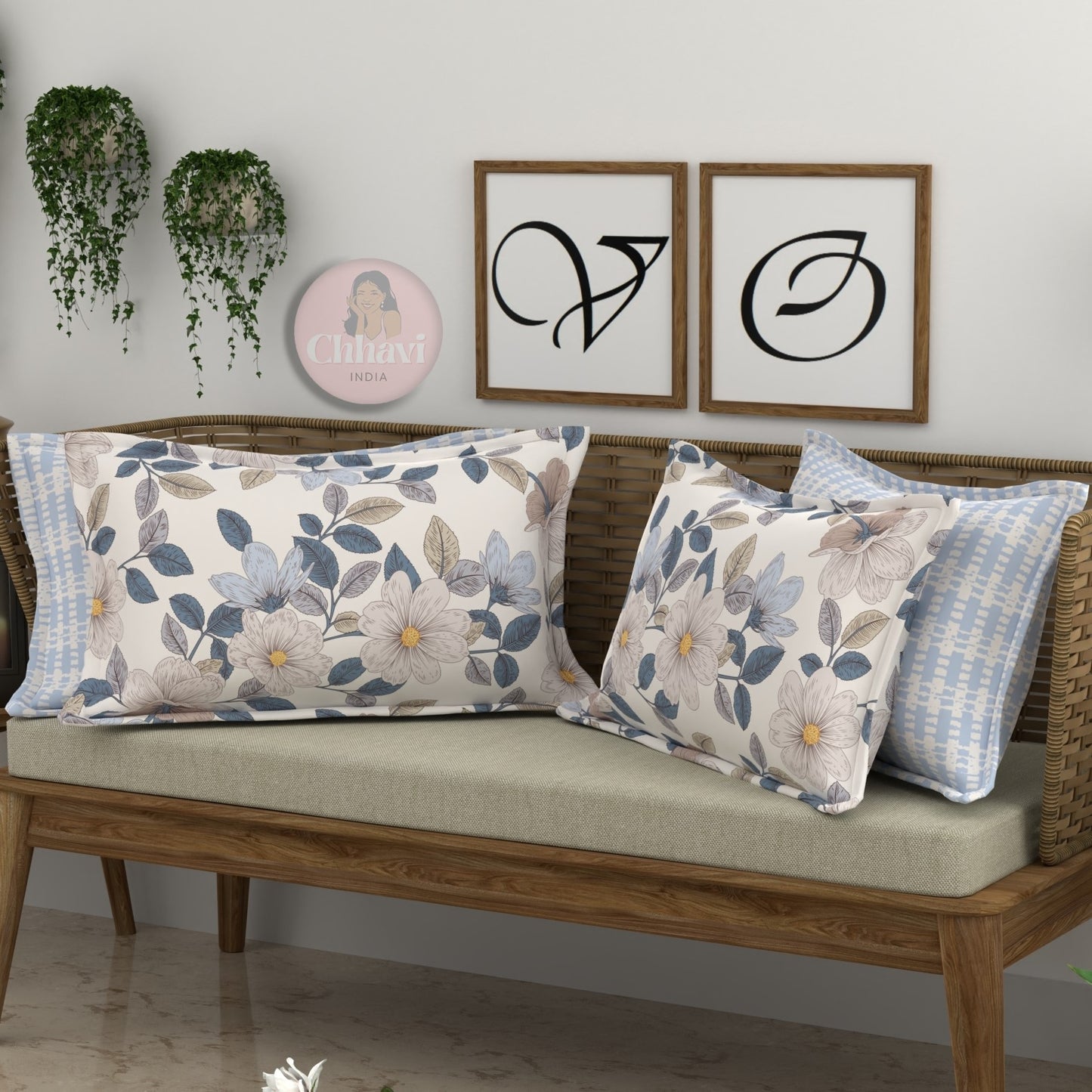 CHHAVI INDIA Microfiber Pillow Cover