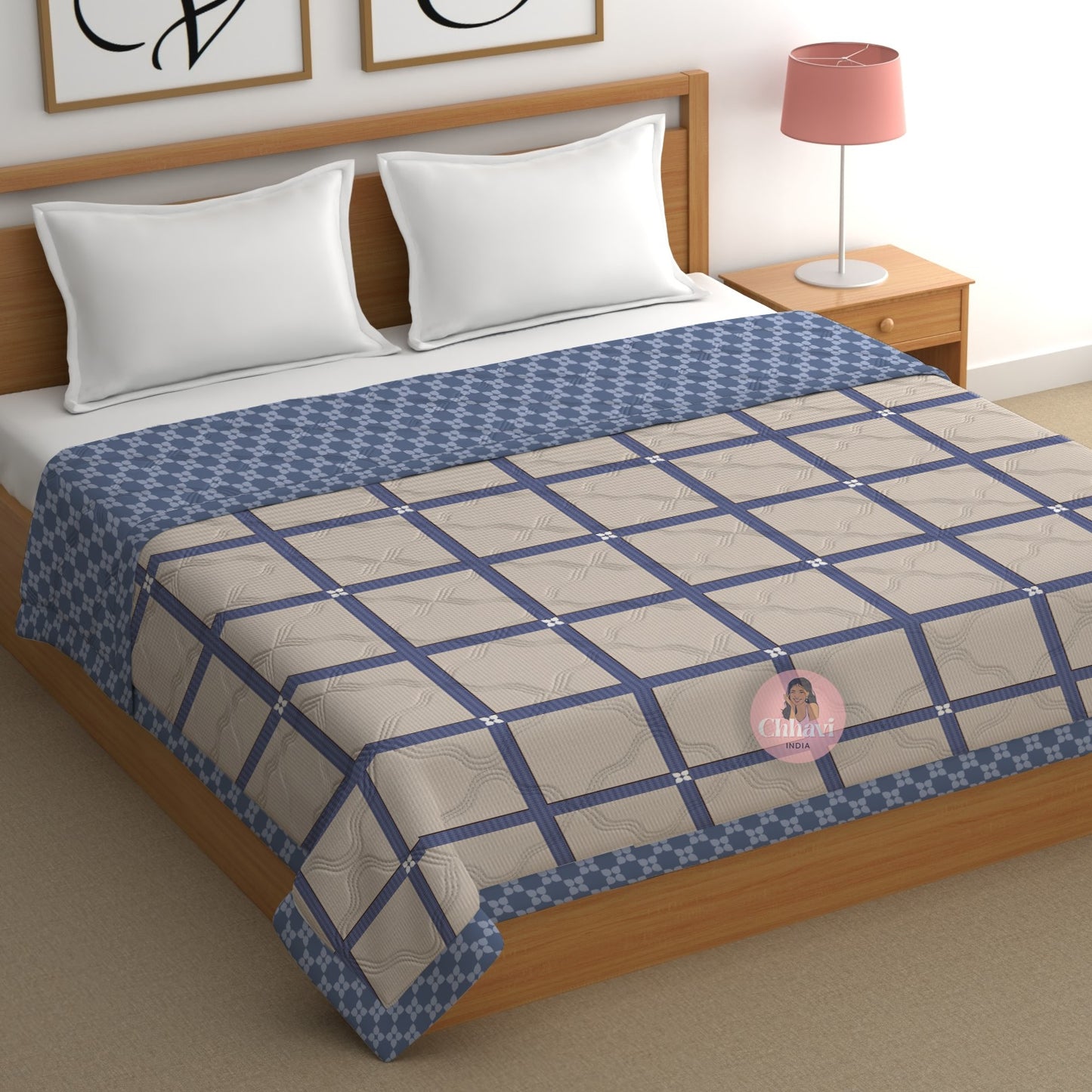 CHHAVI INDIA Printed Double Comforter for AC Room