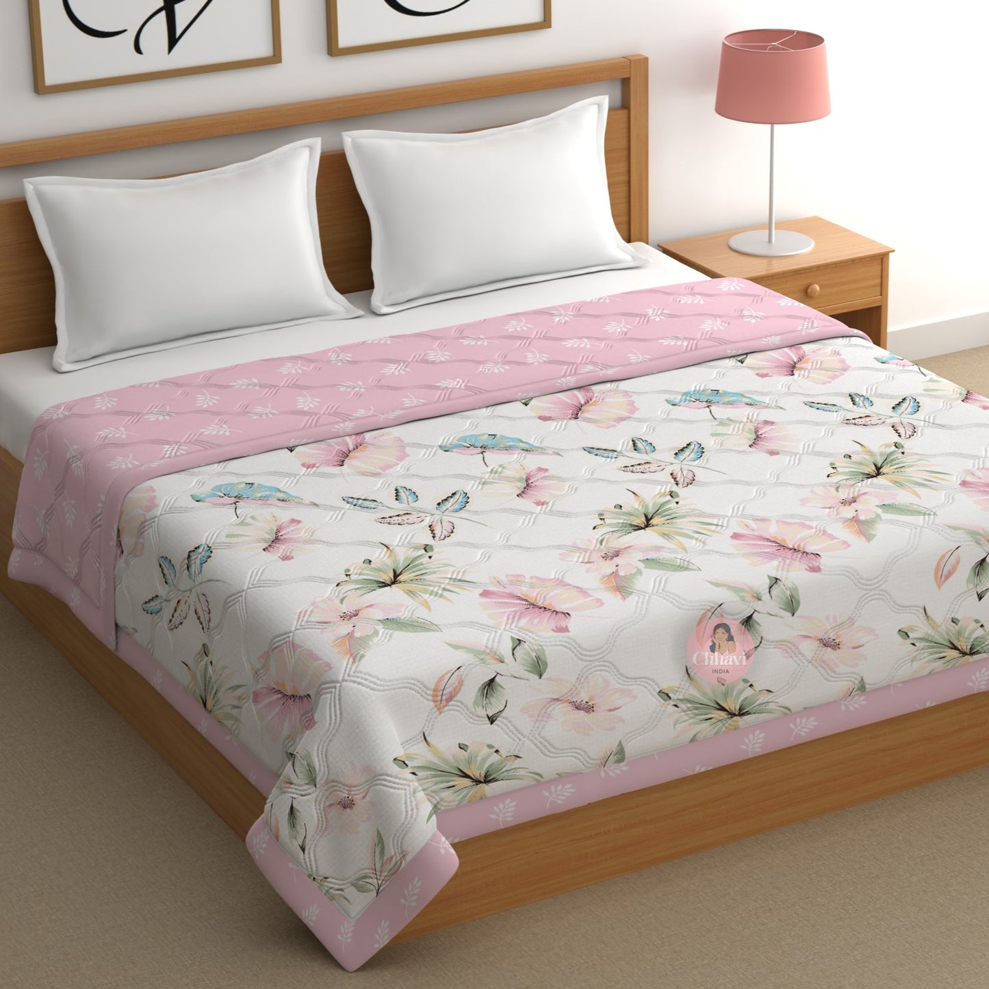 CHHAVI INDIA Printed Double Comforter for AC Room