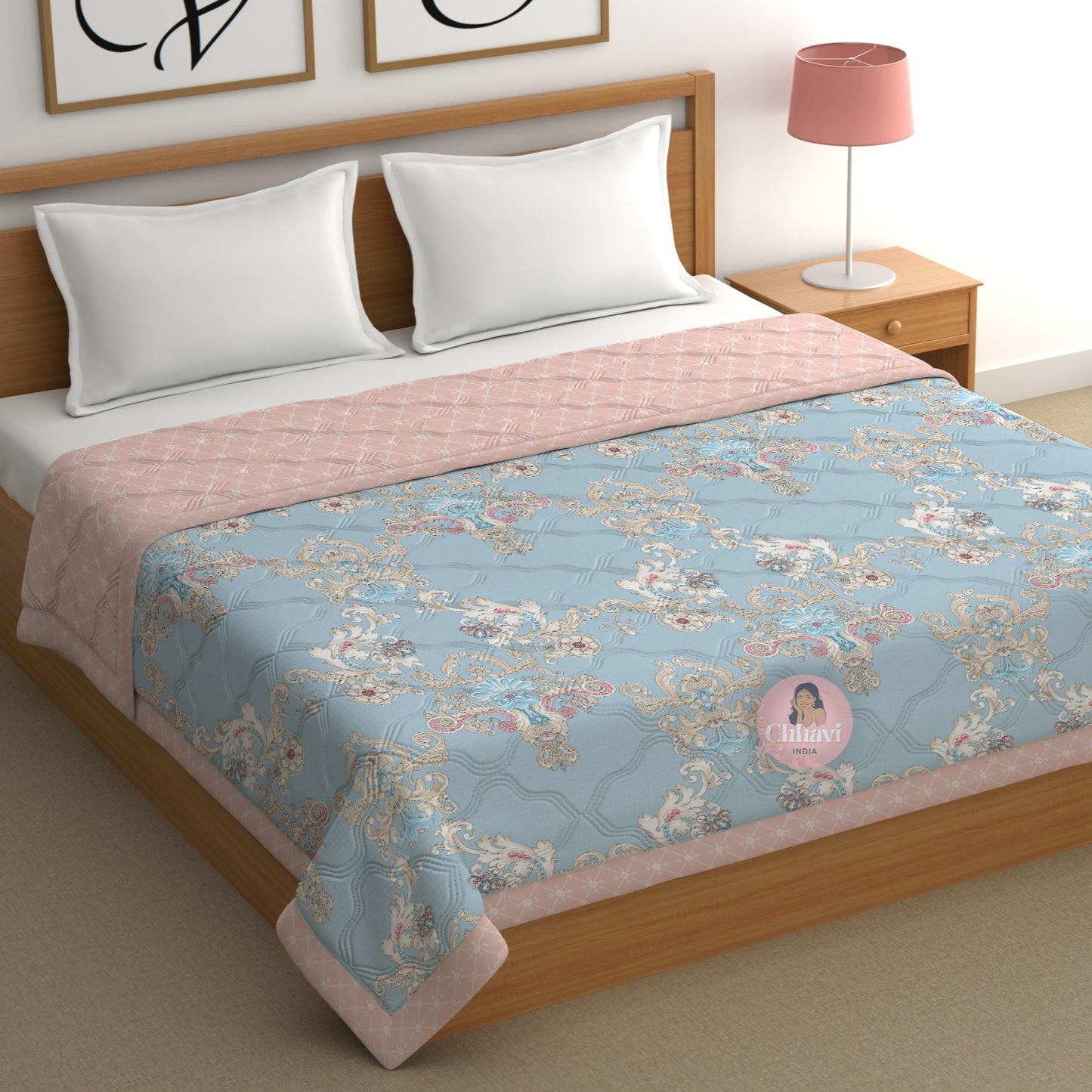 CHHAVI INDIA Printed Double Comforter for AC Room