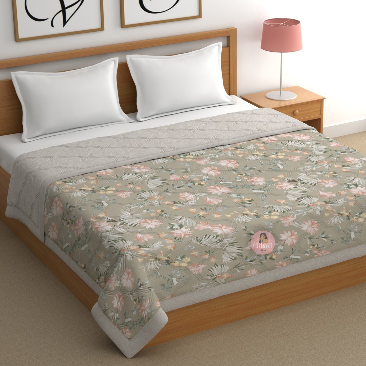 CHHAVI INDIA Printed Double Comforter for AC Room
